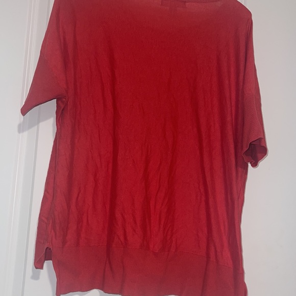 Coral colored summer sweater - Picture 3 of 3